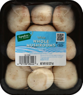 Signature Select/Farms White Whole Mushrooms - 8 Oz - Image 2