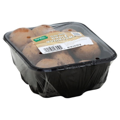 Signature Select/Farms Baby Bella Crimini Brown Whole Mushrooms - 8 Oz - Image 1