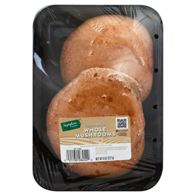 Signature Select/Farms Mushrooms Portabello Whole - 8 Oz - Image 1