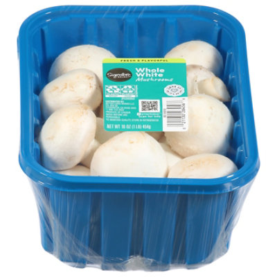 Signature Select White Whole Mushrooms - 16 Oz - Image 2