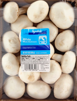 Signature Select White Whole Mushrooms - 16 Oz - Image 2
