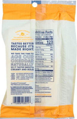 Tillamook Medium White Cheddar Thin Slices Cheese 16 Count - 8 Oz - Image 7