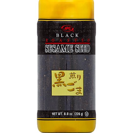 JFC Sesame Seeds Black Roasted - 8 Oz - Image 2
