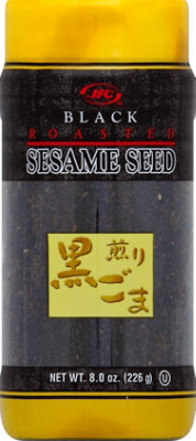 JFC Sesame Seeds Black Roasted - 8 Oz - Image 2