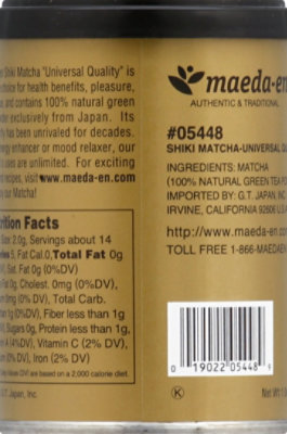 Maeda-En Matcha Shiki Green Tea Powder - 1 Oz - Image 3