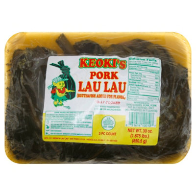 Keokis Pork Lau Lau 3ct - Each