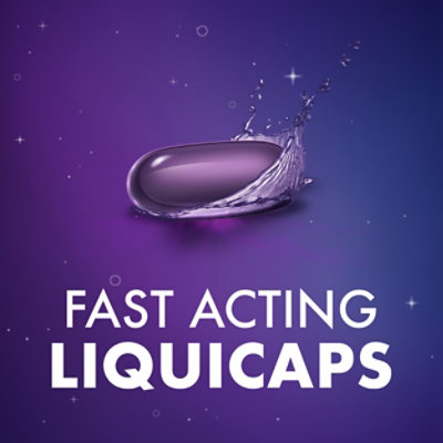 Vicks ZzzQuil Nighttime Sleep Aid Non Habit Forming LiquiCaps - 48 Count - Image 3