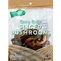 Signature Farms Mushrooms Crimini Brown Baby Bella Sliced - 10 Oz - Image 2