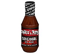Chris & Pitts Sauce BBQ Original - 18 Oz