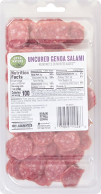 Open Nature Salami Nuggets Uncured 100% Natural Genoa - 6 Oz - Image 7