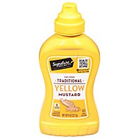 Signature SELECT Mustard Traditional Yellow Bottle - 8 Oz - Image 2
