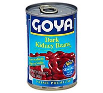 Goya Prime Premium Beans Kidney Dark Low Sodium Can - 15.5 Oz