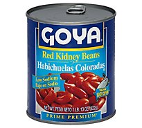 Goya Prime Premium Beans Kidney Red Can - 29 Oz