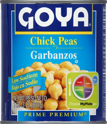 Goya Peas Chick Premium Low Sodium Can - 29 Oz - Image 2