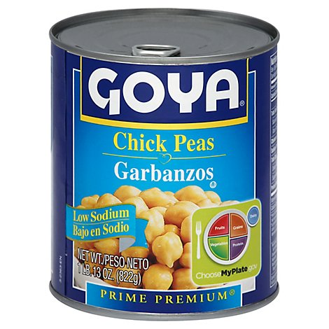 Goya Peas Chick Premium Low Sodium Can - 29 Oz