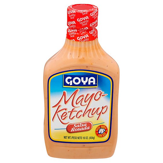 Goya Mayo Ketchup With Garlic Bottle - 16 Oz