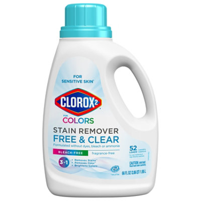 Clorox 2 Stain Remover & Color Booster Free & Clear Jug - 66 Fl. Oz. - Image 2