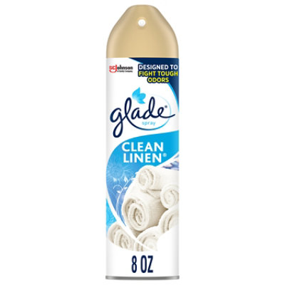 Glade Clean Linen Room Spray Air Freshener - 8 Oz - Image 2