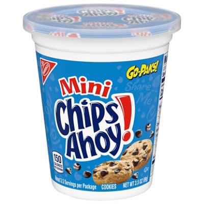 Chips Ahoy! Cookies Mini Go-Paks! Cup - 3.5 Oz - Image 3