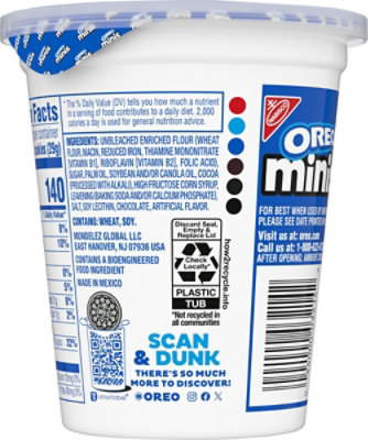 OREO Cookies Sandwich Chocolate Mini Go Pak - 3.5 Oz - Image 5