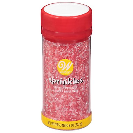 Wilton Sprinkles Red & White Sparkling Sugars - 8 Oz - Image 3