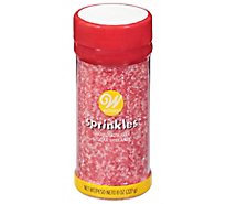 Wilton Sprinkles Red & White Sparkling Sugars - 8 Oz