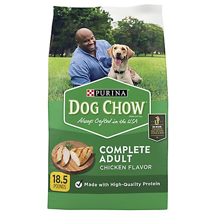 Dog Chow Dog Food Dry Complete Chicken - 18.5 Lb - Image 1