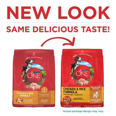 Purina ONE Chicken and Rice Formula Dry Dog Food - 16.5 Lb - Image 2
