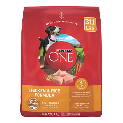 Purina ONE Smartblend Natural Chicken And Rice Dry Dog Food 31.1 Lb