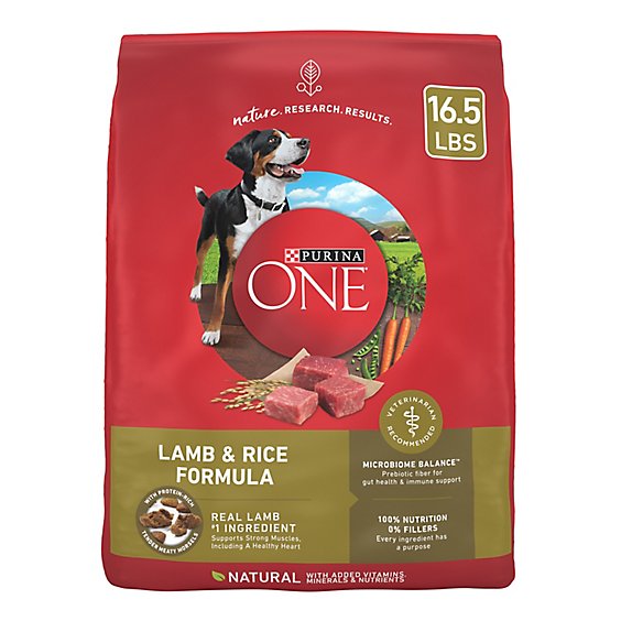 Purina ONE Smartblend Lamb And Rice Dry Dog Food - 16.5 Lb