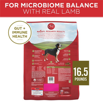 Purina ONE Smartblend Dry Dog Food Lamb and Rice Formula - 16.5 Lb - Image 2