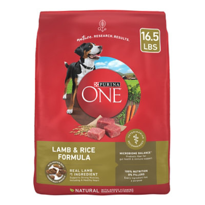 Purina ONE Smartblend Lamb & Rice Dry Dog Food - 16.5 Lbs