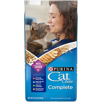 Purina Cat Chow Complete Chicken Dry Cat Food - 6.3 Lbs