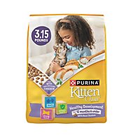Purina Kitten Chow Nurture Chicken Dry Cat Food - 3.15 Lb - Image 1