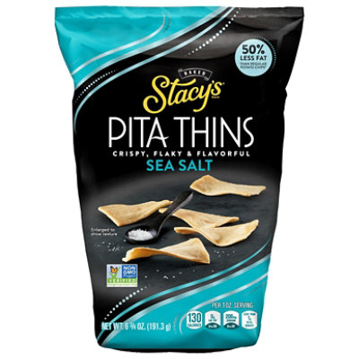 Stacy's Pita Thin Baked Chips Sea Salt - 6.75 Oz - Image 3