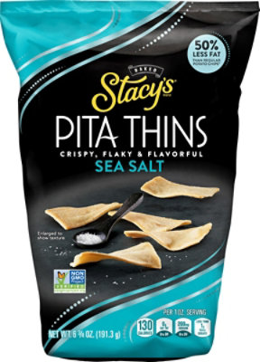 Stacy's Pita Thin Baked Chips Sea Salt - 6.75 Oz - Image 2