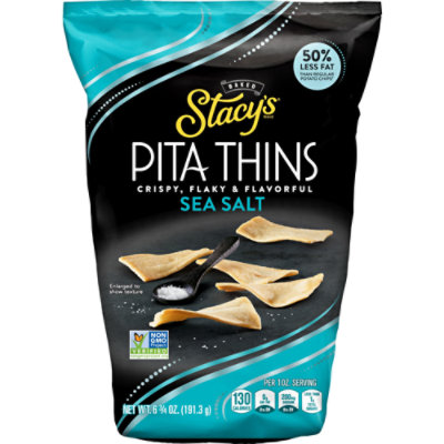 Stacy's Sea Salt Baked Pita Chips - 6.75 Oz