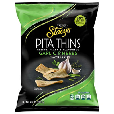 Stacy's Garlic and Herb Pita Thins Crisps - 6.75 Oz