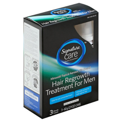 Signature Care Hair Regrowth Treatment For Men - 3-2.11 Oz