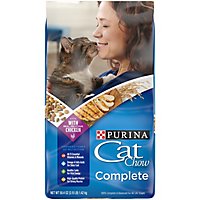Purina Cat Chow Cat Food Dry Complete Chicken - 3.15 Lb - Image 1