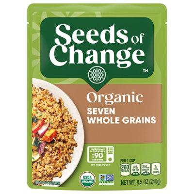 SEEDS OF CHANGE Ready To Heat Organic Seven Whole Grains Pouch - 8.5 Oz - Image 3