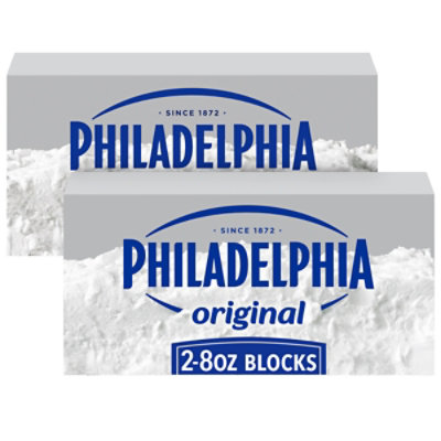 Philadelphia Original Cream Cheese for a Keto and Low Carb Lifestyle Bricks - 2-8 Oz - Image 1