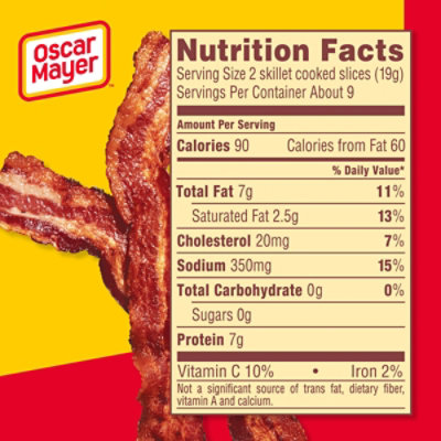 Oscar Mayer Original Fully Cooked Bacon Slices Box - 2.52 Oz - Image 6