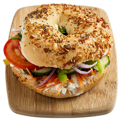 Haggen Veggie Bagel Sandwich - Made Right Here Always Fresh - Each - Image 1