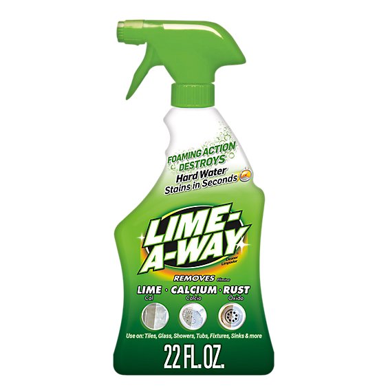 Lime-A-Way Bathroom Cleaner Spray 22oz Removes Lime Calcium Rust