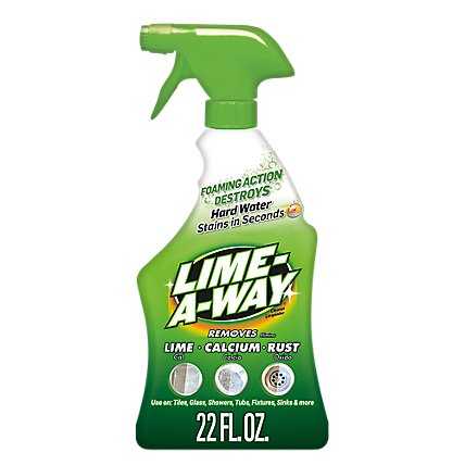 Lime-A-Way Bathroom Cleaner Spray 22oz Removes Lime Calcium Rust - Image 1