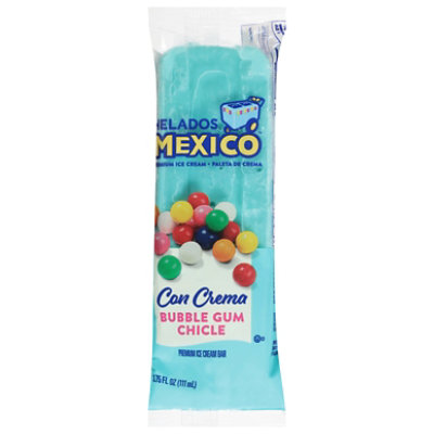 Helados Mexico Ice Cream Bar Bubble Gum Chicle - 4 Fl. Oz. - Image 3