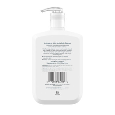 Neutrogena Ultra Gentle Daily Cleanser - 12 Fl. Oz. - Image 5