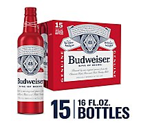 Budweiser Aluminum Pint Bottles - 15-16 Fl. Oz.