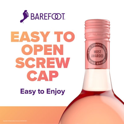 Barefoot Cellars Pink Moscato Wine - 1.5 Liter - Image 4